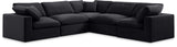 Comfy Modular Sectional – Luxurious Linen Textured Fabric with Plush Down Feather Cushions for Comfort