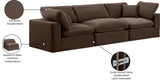 Comfy Modular Sofa - Versatile Linen Textured Design with Overstuffed Cushions for Ultimate Comfort