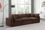 Comfy Modular Sofa - Versatile Linen Textured Design with Overstuffed Cushions for Ultimate Comfort