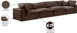 Comfy Modular Sofa - Stylish Linen Textured Design with Overstuffed Cushions for Ultimate Comfort