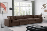 Comfy Modular Sofa - Stylish Linen Textured Design with Overstuffed Cushions for Ultimate Comfort