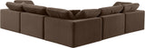 Comfy Modular Sectional – Luxurious Linen Textured Fabric with Plush Down Feather Cushions for Comfort