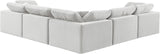 Comfy Modular Sectional – Luxurious Linen Textured Fabric with Plush Down Feather Cushions for Comfort