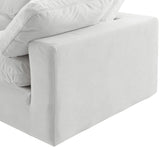 Comfy Modular Sectional – Luxurious Linen Textured Fabric with Plush Down Feather Cushions for Comfort