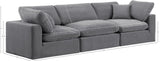 Comfy Modular Sofa - Versatile Linen Textured Design with Overstuffed Cushions for Ultimate Comfort