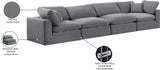 Comfy Modular Sofa - Stylish Linen Textured Design with Overstuffed Cushions for Ultimate Comfort