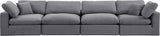 Comfy Modular Sofa - Stylish Linen Textured Design with Overstuffed Cushions for Ultimate Comfort
