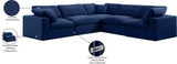 Comfy Modular Sectional – Luxurious Linen Textured Fabric with Plush Down Feather Cushions for Comfort