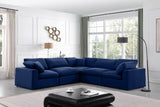 Comfy Modular Sectional – Luxurious Linen Textured Fabric with Plush Down Feather Cushions for Comfort