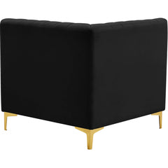 Alina Velvet Modular Corner Chair