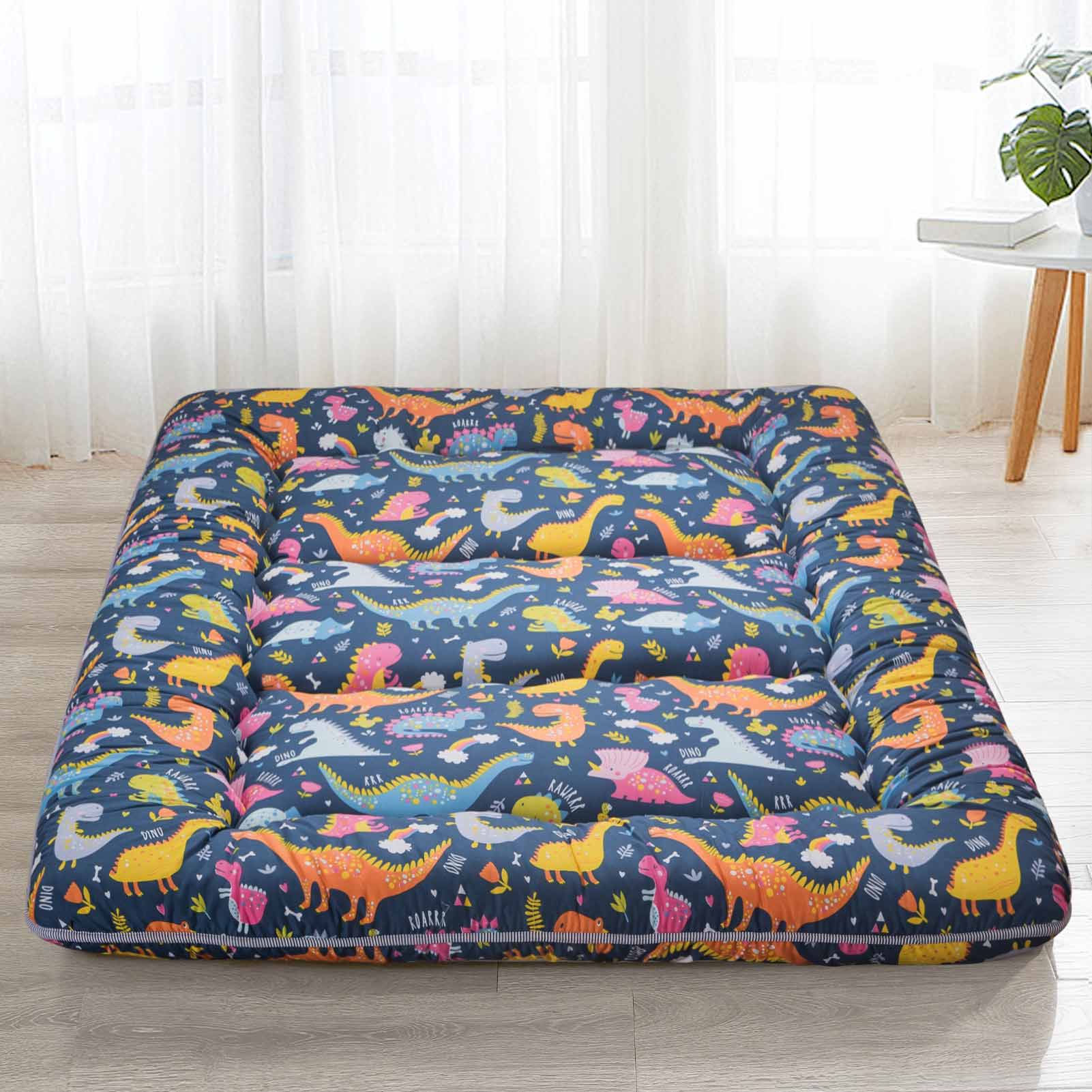 MAXYOYO Japanese Floor Futon Mattress, Dinosaur