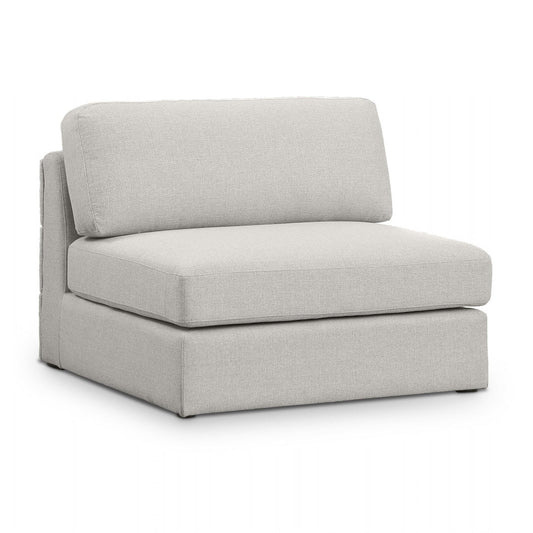 Beckham Linen Textured Modular Armless Chair