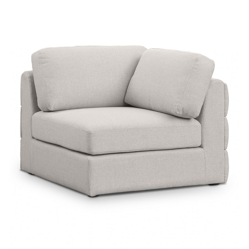 Beckham Linen Textured Modular Corner Chair