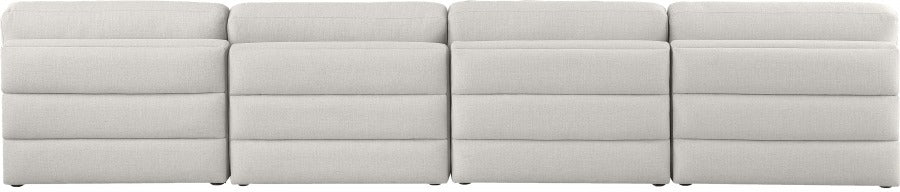 Beckham Linen Textured Modular 152" Sofa