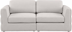 Beckham Linen Textured Modular 76" Sofa