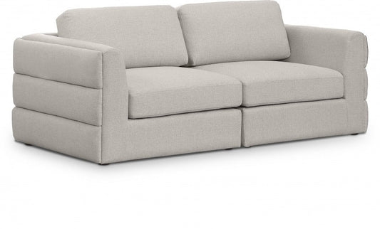 Beckham Linen Textured Modular 76" Sofa