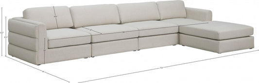 Beckham Linen Textured Modular Sectional