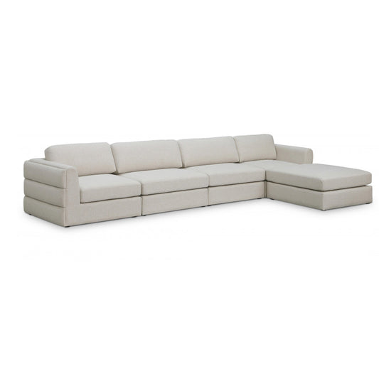 Beckham Linen Textured Modular Sectional