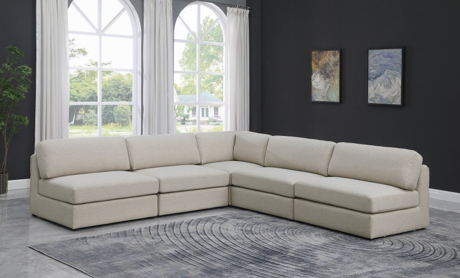 Beckham Linen Textured Modular Sectional