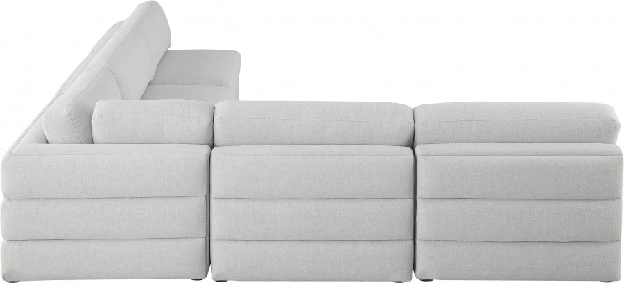 Beckham Linen Textured Modular Sectional