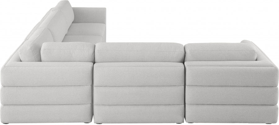 Beckham Linen Textured Modular Sectional