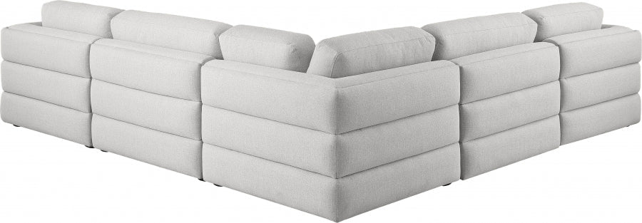 Beckham Linen Textured Modular Sectional