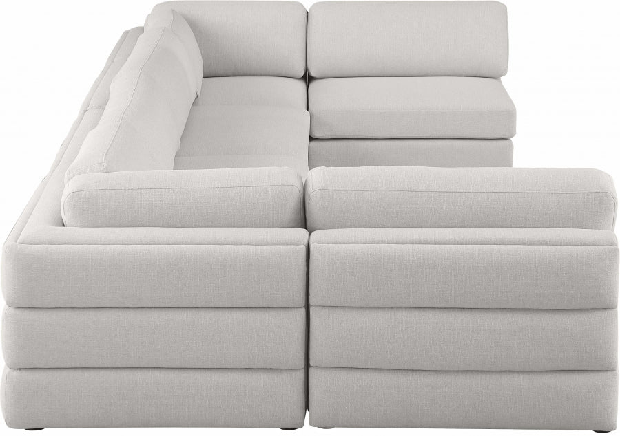 Beckham Linen Textured Modular Sectional