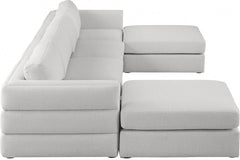 Beckham Linen Textured Modular Sectional