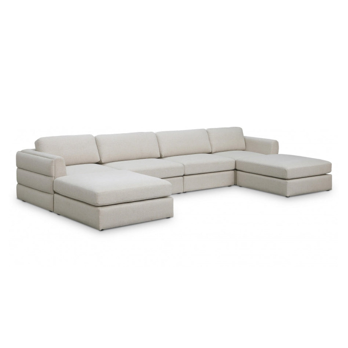 Beckham Linen Textured Modular Sectional