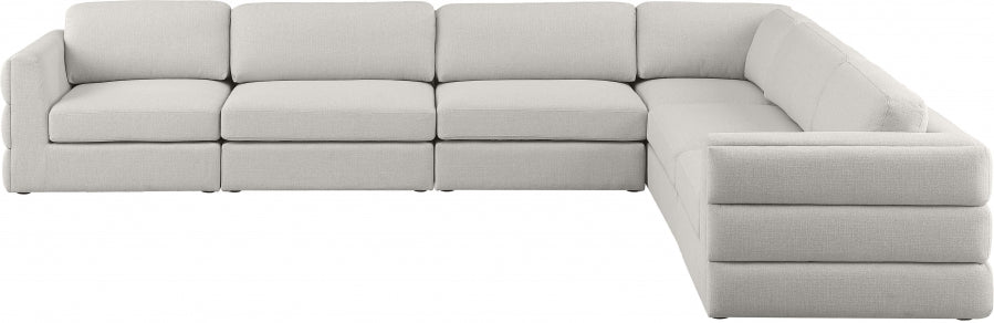 Beckham Linen Textured Modular Sectional