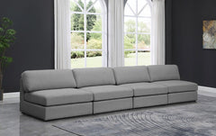 Beckham Linen Textured Modular 152" Sofa