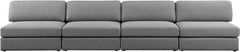 Beckham Linen Textured Modular 152" Sofa