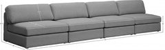 Beckham Linen Textured Modular 152" Sofa