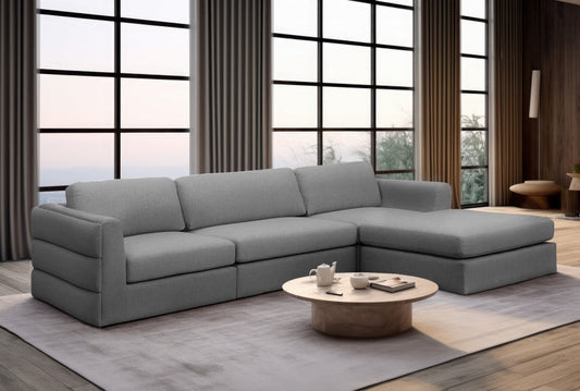 Beckham Linen Textured Modular Sectional