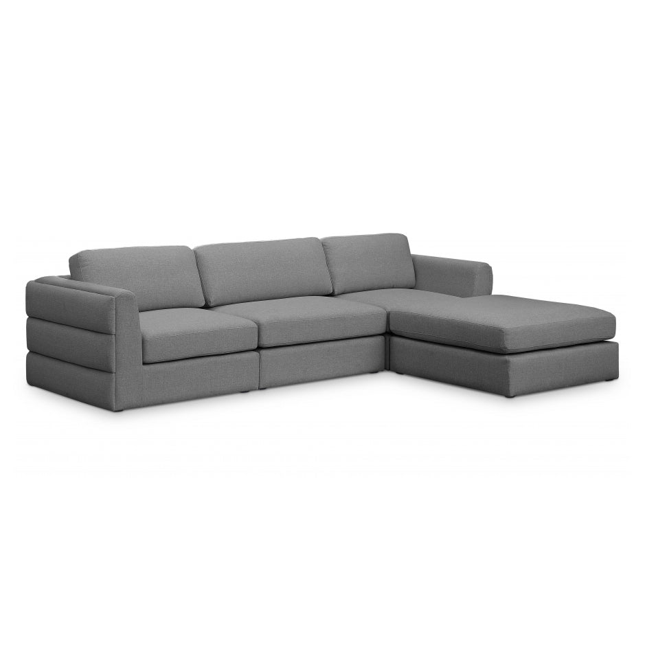 Beckham Linen Textured Modular Sectional