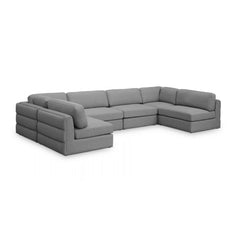 Beckham Linen Textured Modular Sectional