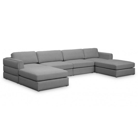 Beckham Linen Textured Modular Sectional