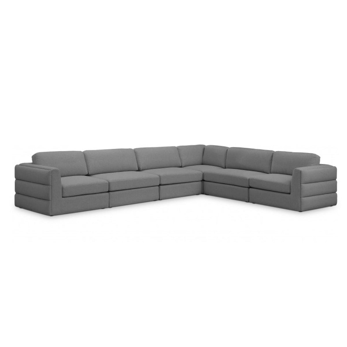 Beckham Linen Textured Modular Sectional