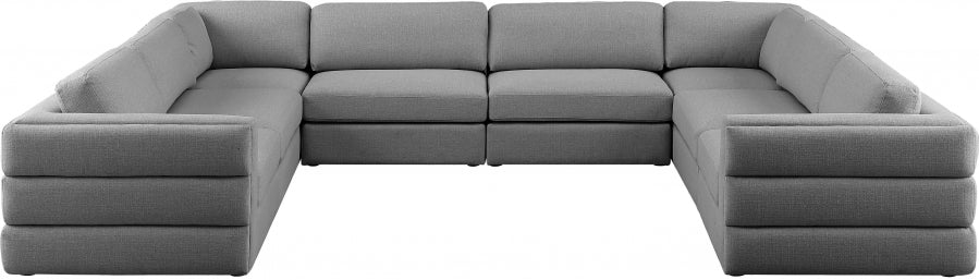 Beckham Linen Textured Modular Sectional