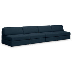 Beckham Linen Textured Modular 152" Sofa