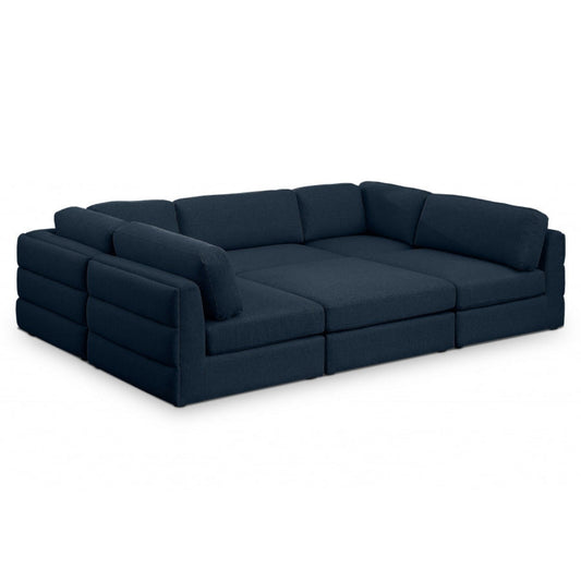 Beckham Linen Textured Modular Sectional