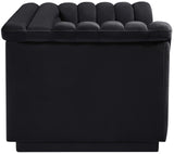Cascade Loveseat - Modern Curved Arm Design with Deep Channel Tufting for Ultimate Comfort and Style