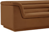 Cascade Loveseat - Modern Curved Arm Design with Deep Channel Tufting for Ultimate Comfort and Style