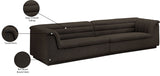 Cascade Modular Sofa - Elegant Curved Design with Deep Channel Tufting for Ultimate Comfort and Style