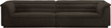 Cascade Modular Sofa - Elegant Curved Design with Deep Channel Tufting for Ultimate Comfort and Style