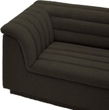Cascade Modular Sofa - Elegant Curved Design with Deep Channel Tufting for Ultimate Comfort and Style