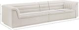 Cascade Modular Sofa - Elegant Curved Design with Deep Channel Tufting for Ultimate Comfort and Style