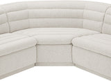 Cascade Modular Sectional - Sleek Curved Arms & Deep Channel Tufting for Ultimate Comfort & Style