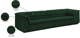 Cascade Modular Sofa - Elegant Curved Design with Deep Channel Tufting for Ultimate Comfort and Style
