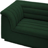 Cascade Modular Sofa - Elegant Curved Design with Deep Channel Tufting for Ultimate Comfort and Style